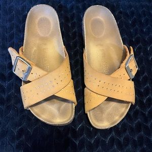 Yellow Birkenstock Sandals